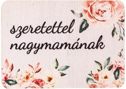 Valex Decor 4db. "szeretettel nagymamának" feliratos dekor tábla 7 x 5cm (GV04-90)