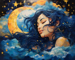 Alkotásutca Kozmikus harmóniák - Számfestő készlet kereten 40x50