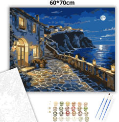  Esti teraszfény - számfestő készlet - 60×70 cm (Keret nélkül)