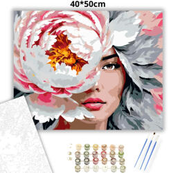  Titokzatos bazsarózsa pillantás - számfestő készlet