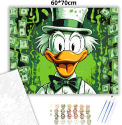  Pénzes nagybácsi - számfestő készlet - 60×70 cm (Keret nélkül)