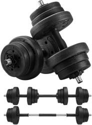 SONGMICS Állítható súlyzókészlet extra súlyzó rúddal, 20 kg