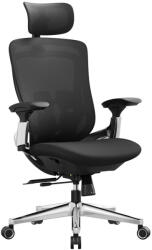 SONGMICS Ergonomikus szék, állítható, dönthető irodai szék, fekete