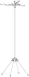 SONGMICS Ruhaszárító állvány, 3 forgatható karral vállfák számára 150 cm magas, szürke és fehér színben Ruhaszárító