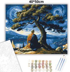  Elmélkedő fa alatt - számfestő készlet