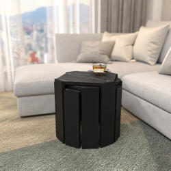 AGK Dohányzóasztal lori - black, marble