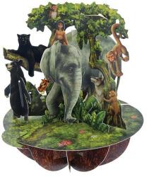 Santoro Felicitare 3D Pirouettes, cartea junglei (PS026)