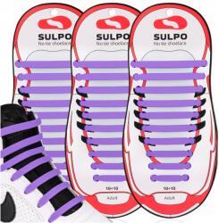 Sulpo Szilikon Cipőfűzők kötés nélkül gyerekeknek és felnőtteknek Szett (Sznurówki bez wiązania)