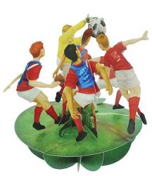 Santoro Felicitare 3D Pirouettes, fotbal (PS020)