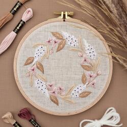 Anchor Hímző készlet Anchor mulina kanva tamborek tű (WIANEK Z TRZYKROTKĄ)