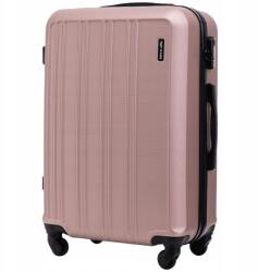 Wings Közepes Utazó Bőrönd Kemény Poggyász 4 keréken Abs XL (HRR01-M-R.GOLD)