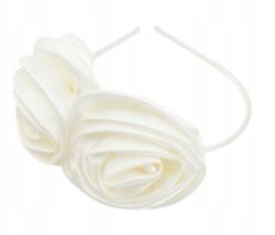 Reserved Ivory Árnyalat Vékony Szatén Fejpánt Nagy Dekoratív Rózsák Virágok Reserved