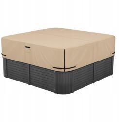 Vevor Jacuzzi Fedél Négyzet alakú Barna Oxford Szövet 216x216x50, 8CM (BLKRSYGGL8)
