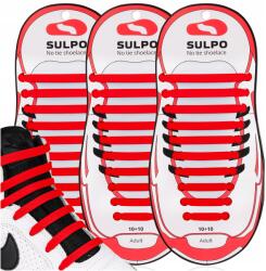 Sulpo Rugalmas Cipőfűző kötés nélkül szilikon 3 pár (Sznurówki bez wiązania)