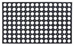 Multyhome Lábtörlő Gumiszőnyeg Áttört 45x75cm Domino kültéri masszív (EU5000301)