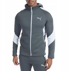 PUMA 3182 Férfi Pulóver Puma Cipzáras Kapucnival Cipzáras Zsebekkel Evostripe S (67899580)