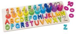 Goki Puzzle alfanumeric pentru invatarea literelor, numerelor si a numararii (GOKI58357)