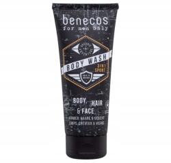 Benecos Tusfürdő férfiaknak 3 az 1-ben Sport, 200ml, bio