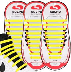 Sulpo Cipőfűző Kötés Nélkül ideális gyerekeknek rugalmas gumi Szett (Sznurówki bez wiązania)