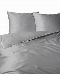 Detexpol Szatén ágyneműhuzat 220x200 szürke világos, Mako Satin szegéllyel (satbiza220-j.szary)