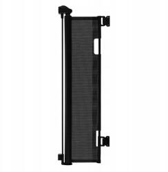 Vevor Biztonsági kapu 202x104, 5CM Kihúzható lépcsőkapu zárral Fekete (WZSSMHS71I)