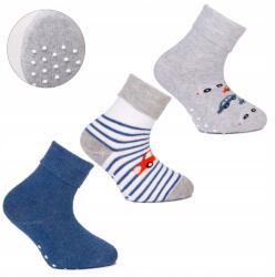 Moraj Fiú frottír zokni vastag meleg 17-18 téli Abs szett 3 pár (CBB350-004)