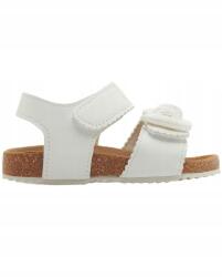 Reserved Fehér Masnis Szandál Bőr Utánzat Tépőzáras Klasszikus 24-25