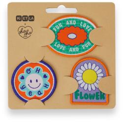  KiETLA: Водоустойчива шапка със защита UPF50+ - Bob Orange (HVIBEBOBORANGE52+PATCH16FLOWER)