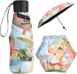  Esernyő Összecsukható Erdészeti Mintás összecsukható esernyő többszínű (PARASOL PARASOLKA SKŁADANY WZÓR LEŚNICTWO)