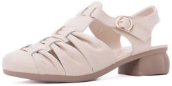PASS Collection Sandale dama din piele naturala, PASS Collection 9VZM80001B 52-N, crem