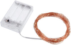 Bizzotto Instalatie brad 80 microleduri IP20 cupru 8.20 m (0935030deco)