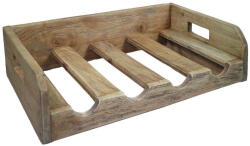 AdTrend Suport 4 sticle vin lemn maro 46 x 30 x 12 cm (109682) Suport sticla vin