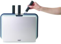 Joseph Joseph Set de tocatoare si cutite Joseph Joseph Nest Boards Plus 6 piese gri cu suport de depozitare (60194) Tocator