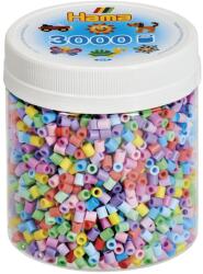 Hama Perlen 209-50 Set 3000 Perle Midi Pastel Mix Creativitate si Distractie pentru Familie (209-50)