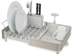 Joseph Joseph Suport vase extensibil Joseph Joseph Extend din otel inoxidabil cu scurgere reglabila si suport tacamuri (851692) Uscator vase