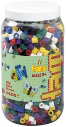 Hama Perlen 8540 Maxi Set 1400 Perle Colorate pentru Copii 3 Diametru 10 mm (10.8540)