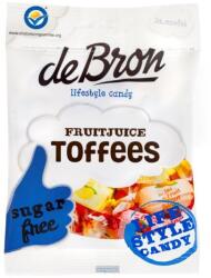 de Bron Caramele moi cu aroma de fructe fara zahar si fara gluten, 90g, Debron