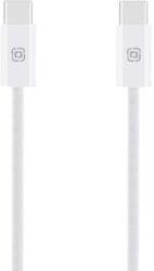  Csomag: ME szupergyors USB-C/USB-C fonott kábel 100W 2m Fehér (bk_8596311294945)