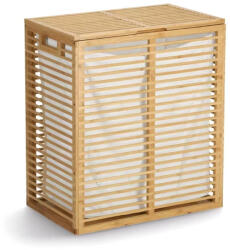 Zeller Cos de rufe Zeller, bambus bumbac, 54x33x61 cm, maro (ZE-14291)
