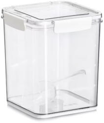 Zeller Present Recipient pentru alimente cu lingura Zeller, plastic, 18x18x20 cm, 4.2 l, transparent (ZE-14777)