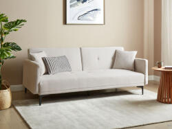 MAXISHOP Italia Collection Canapea extensibila cu 3 locuri LUCAN Bej deschis Canapea