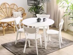MAXISHOP Italia Collection Masa de dining ROXBY Alb 100 cm 100 cm