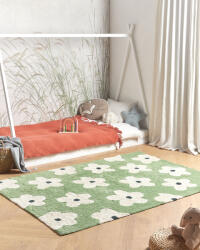 MAXISHOP Italia Collection Covor pentru copii MOKHVA Verde 140 x 200 cm Bumbac Covor