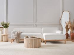 MAXISHOP Italia Collection Coltar cu 3 locuri SOSJO Boucle Alb-murdar Stanga