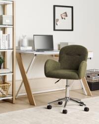 Maxishop Scaun de birou PRIDDY Boucle Verde inchis