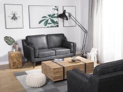 MAXISHOP Italia Collection Canapea cu 2 locuri LOKKA Piele ecologica Gri Canapea