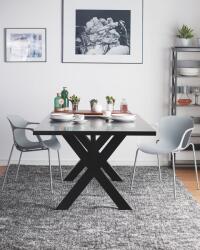 MAXISHOP Italia Collection Set de 2 scaune dining ELBERT Gri deschis