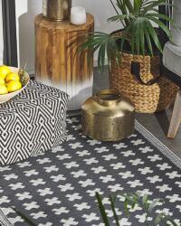 MAXISHOP Italia Collection Covor de exterior ROHTAK Negru 90 x 180 cm Covor
