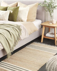 MAXISHOP Italia Collection Covor MIRZA Gri 80 x 150 cm Iuta Covor