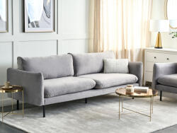 MAXISHOP Italia Collection Canapea cu 3 locuri VINTERBRO Catifea Gri Canapea